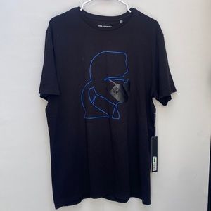 Karl Lagerfeld Shirt Black NWT Graphics